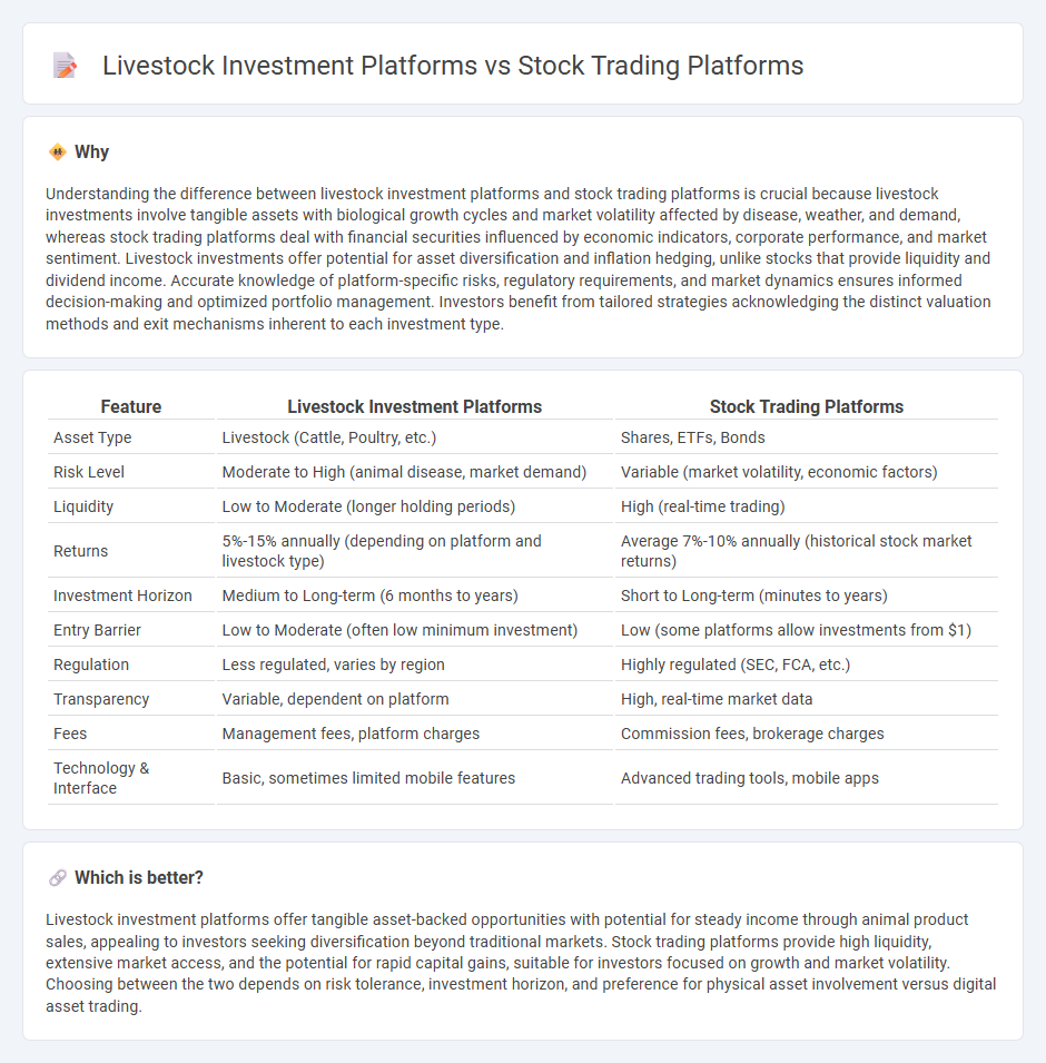 Livestock Investment Platforms vs Stock Trading Platforms in Investment