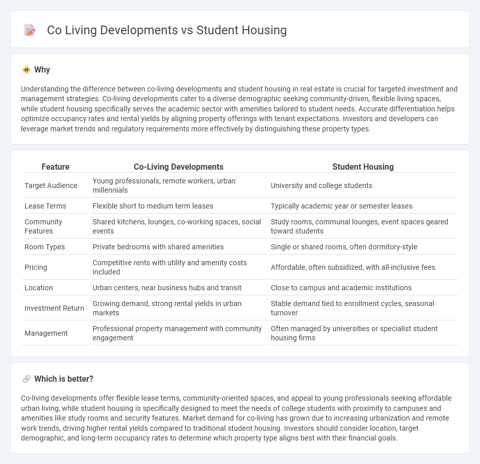Co Living Developments vs Student Housing in Real Estate