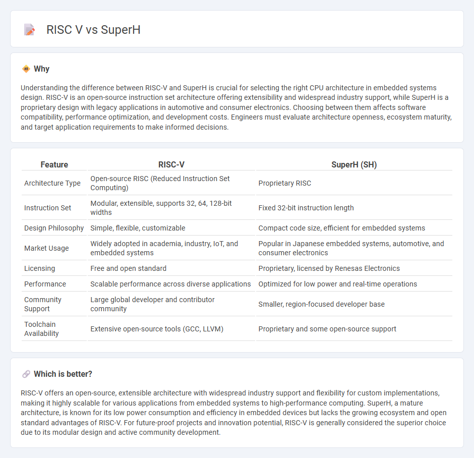 Risc V vs Superh in Technology