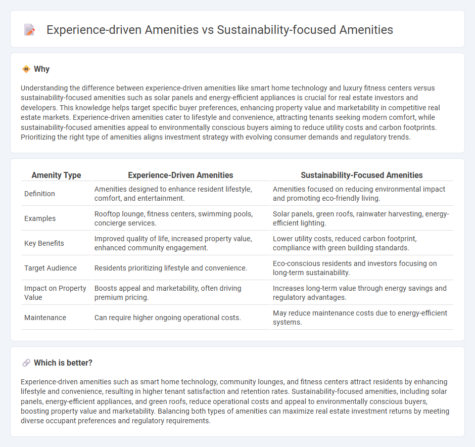 Experience-Driven Amenities vs Sustainability-Focused Amenities in Real Estate