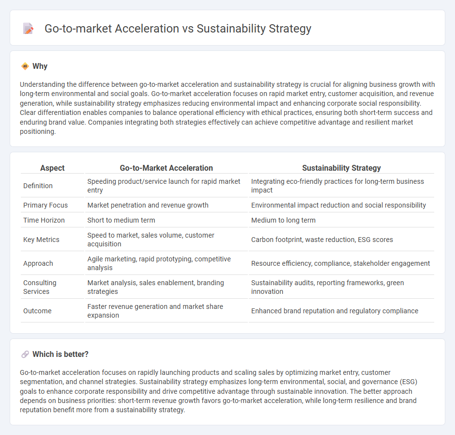 Go-To-Market Acceleration vs Sustainability Strategy in Consulting