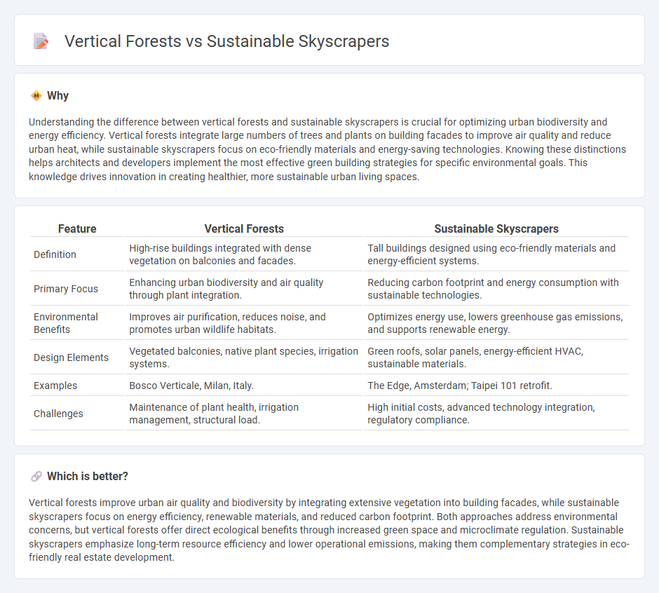 Vertical Forests vs Sustainable Skyscrapers in Real Estate