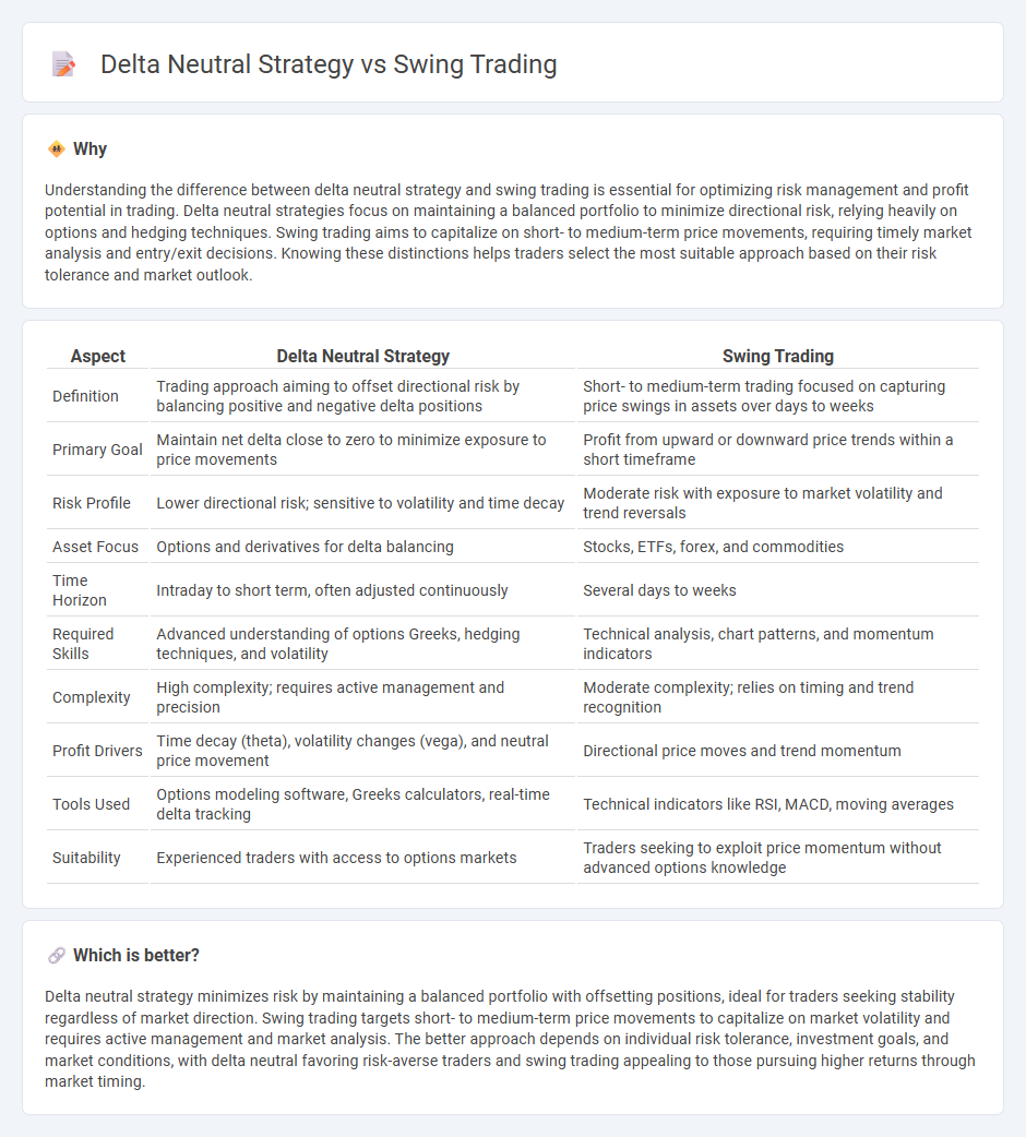 Delta Neutral Strategy vs Swing Trading in Trading