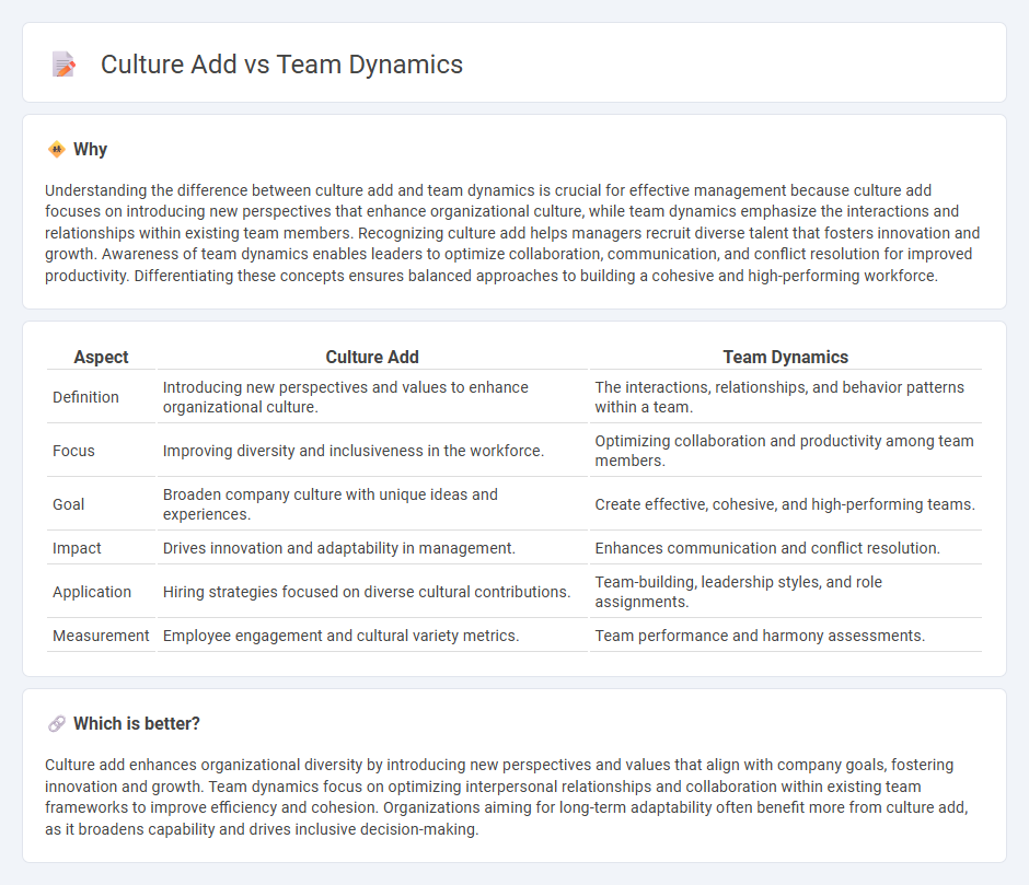 Culture Add vs Team Dynamics in Management
