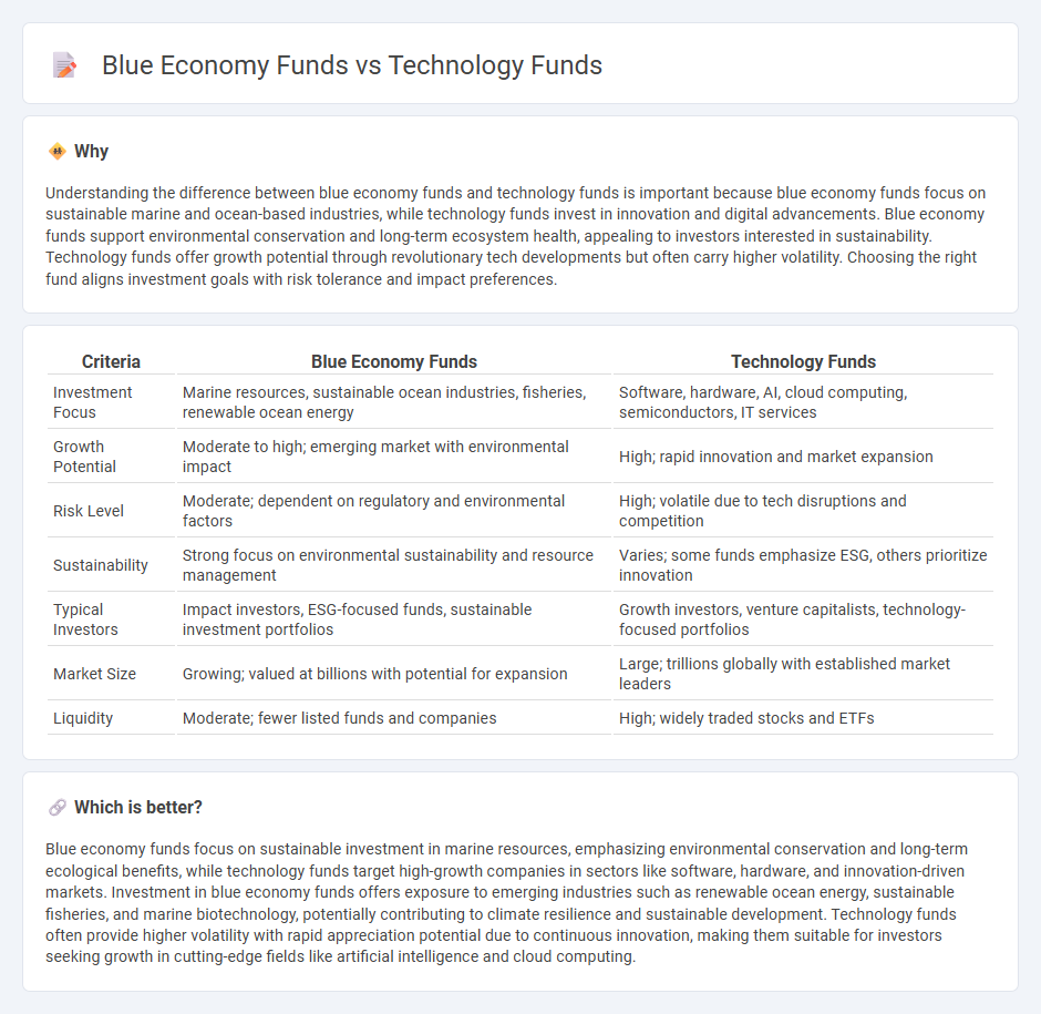 Blue Economy Funds vs Technology Funds in Investment