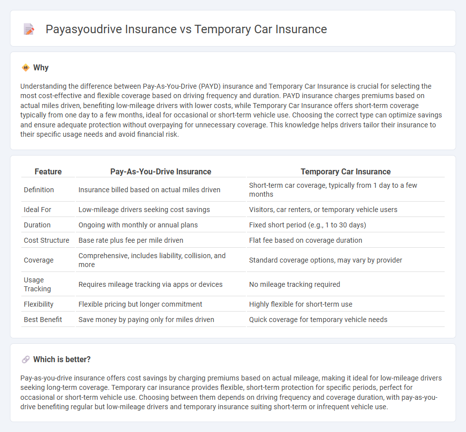 Payasyoudrive Insurance vs Temporary Car Insurance in Insurance