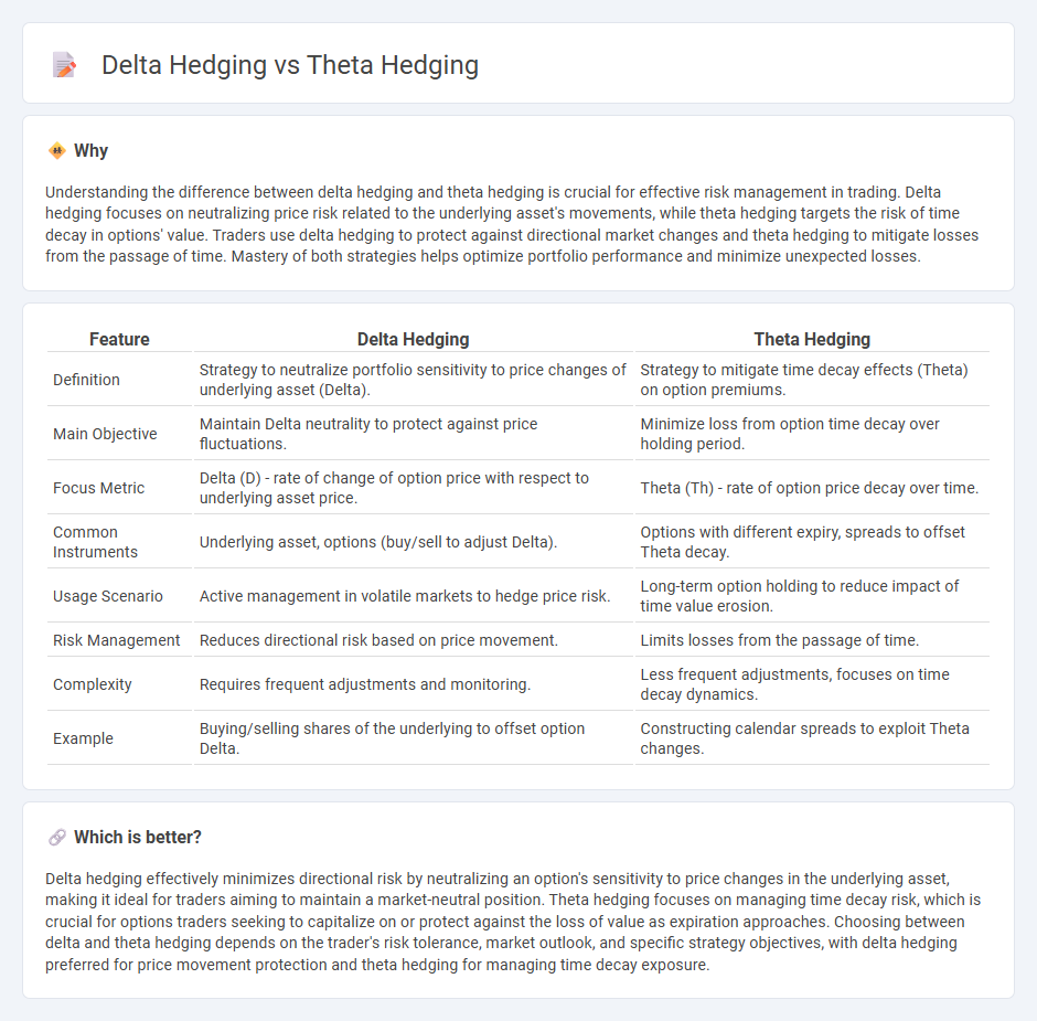 Delta Hedging vs Theta Hedging in Trading