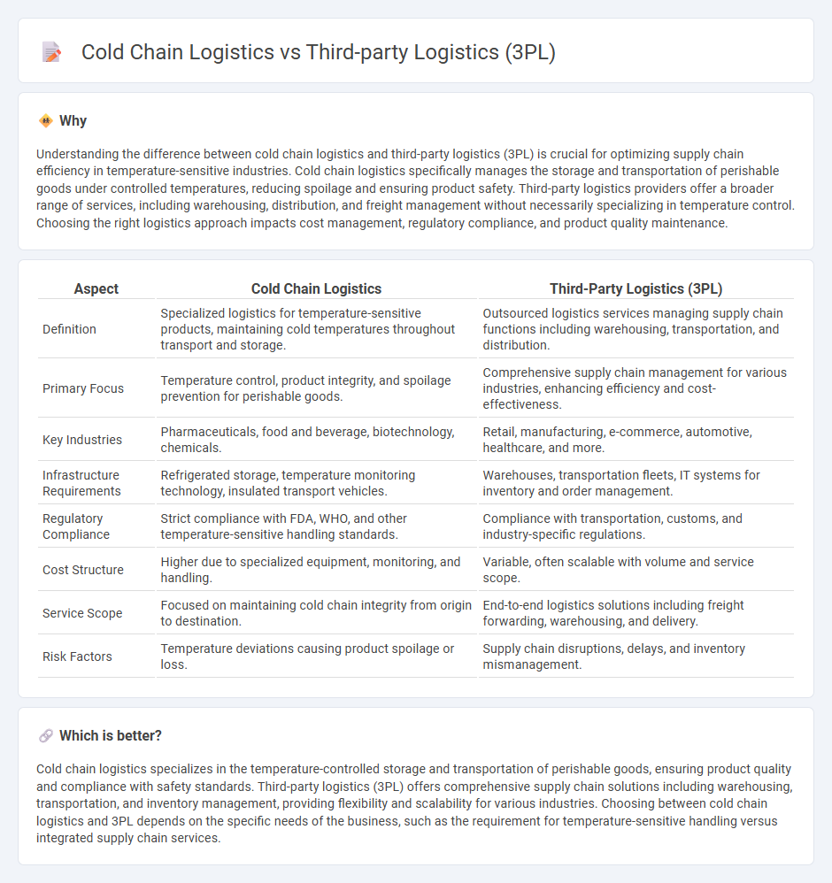 Cold Chain Logistics vs Third-Party Logistics (3Pl) in Logistics