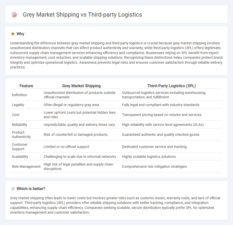 Grey Market Shipping vs Third-Party Logistics in Logistics