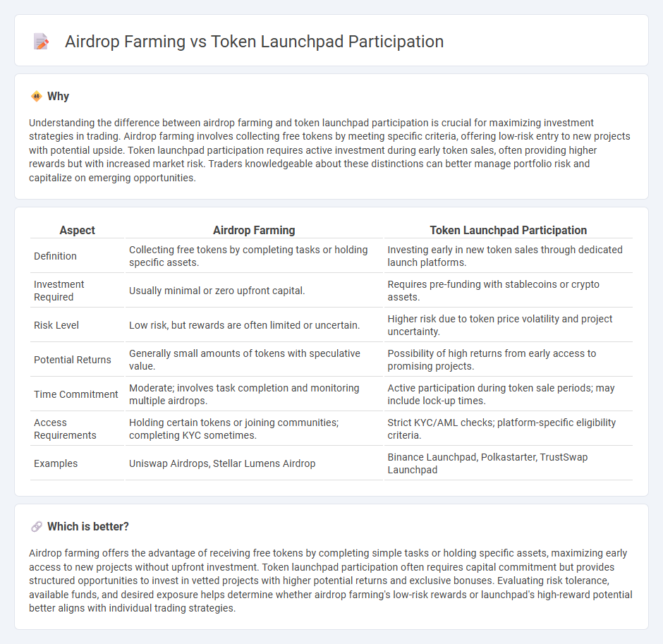 Airdrop Farming vs Token Launchpad Participation in Trading