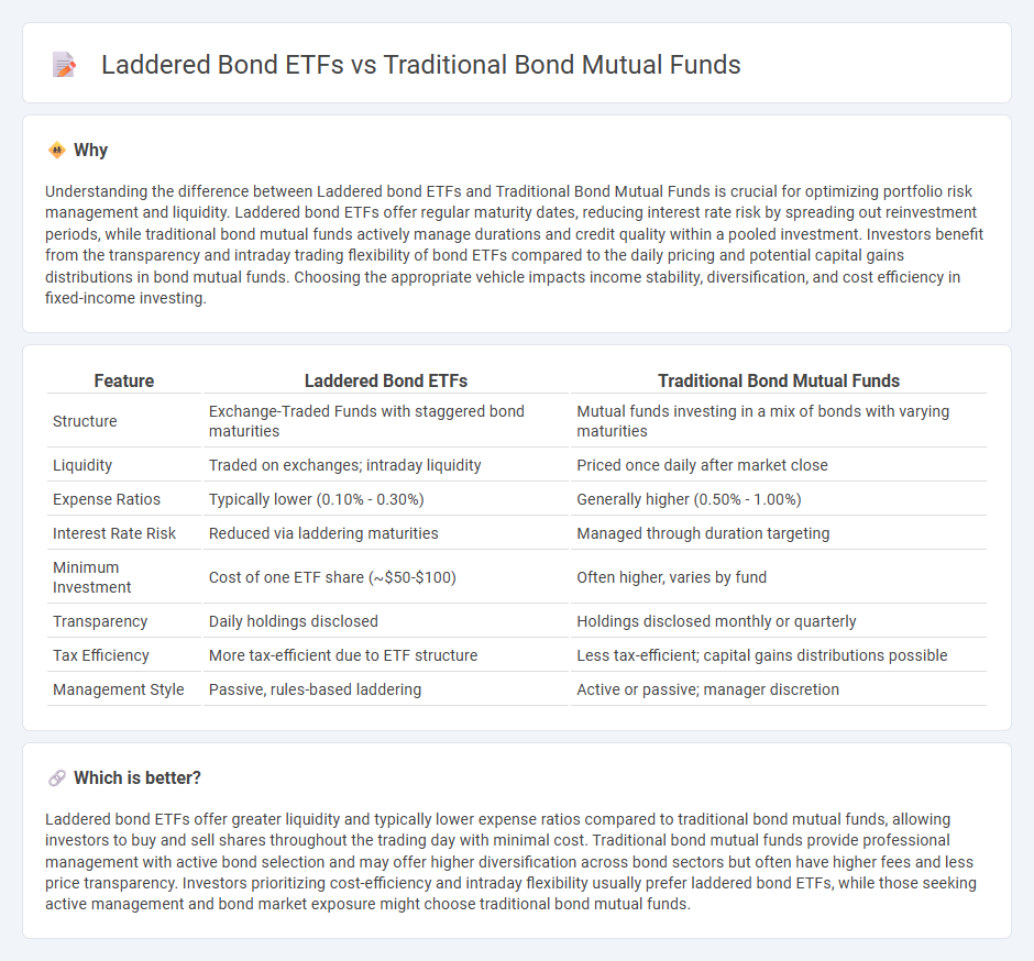 Laddered Bond Etfs vs Traditional Bond Mutual Funds in Finance
