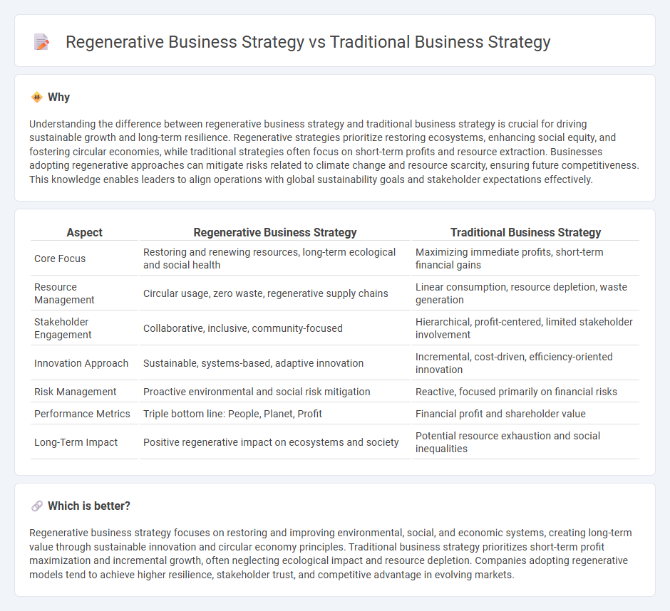 Regenerative Business Strategy vs Traditional Business Strategy in Consulting
