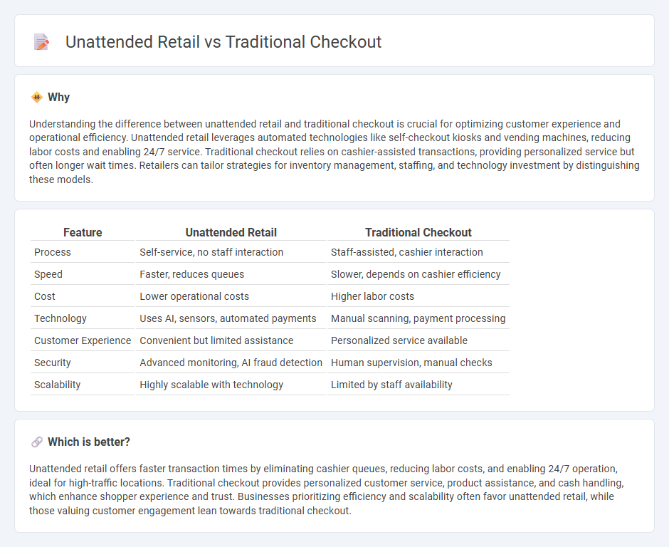 Unattended Retail vs Traditional Checkout in Retail