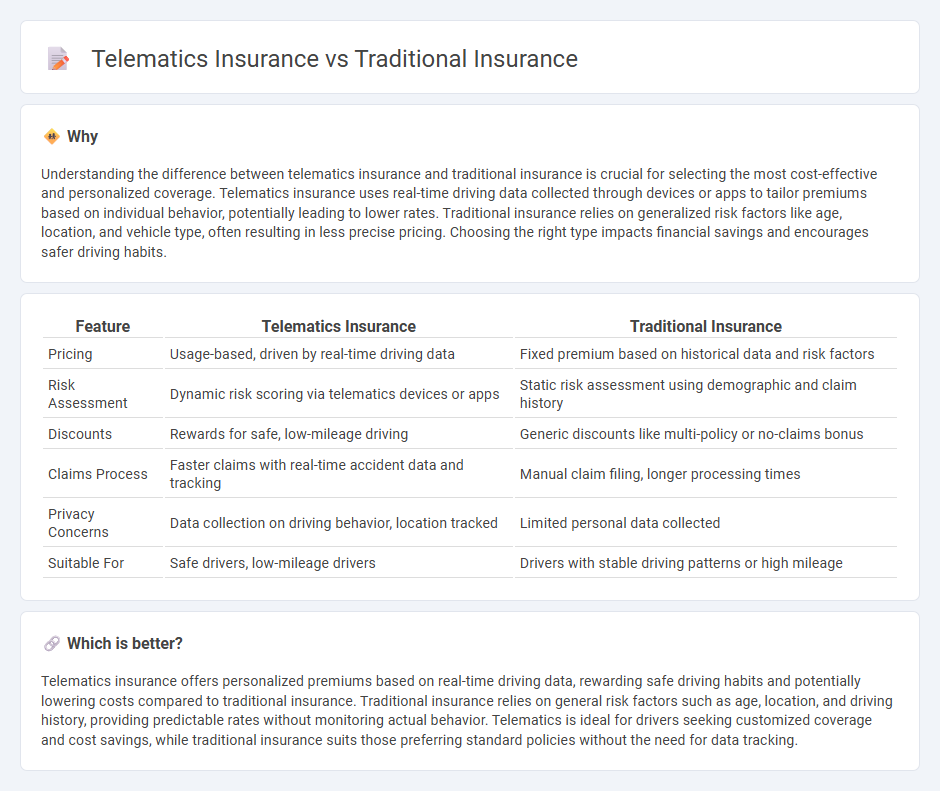 Telematics Insurance vs Traditional Insurance in Insurance