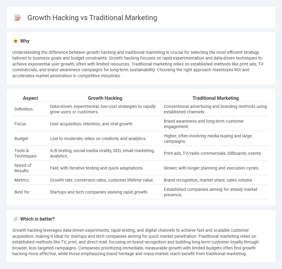 Growth Hacking vs Traditional Marketing in Marketing
