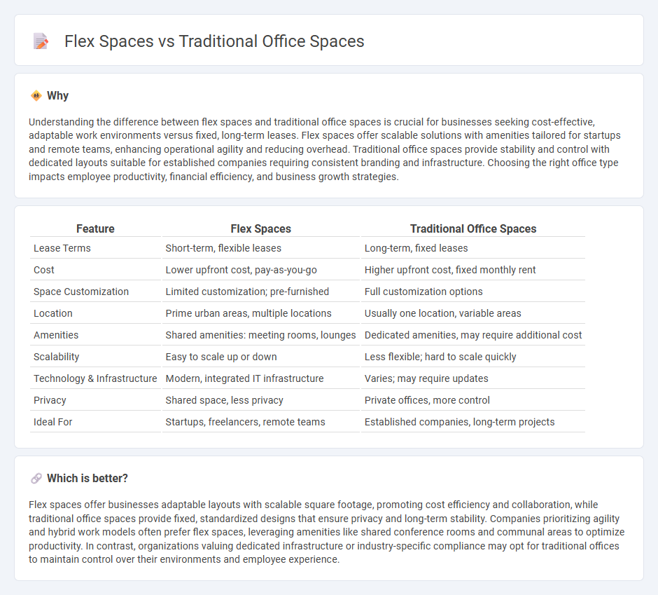Flex Spaces vs Traditional Office Spaces in Real Estate