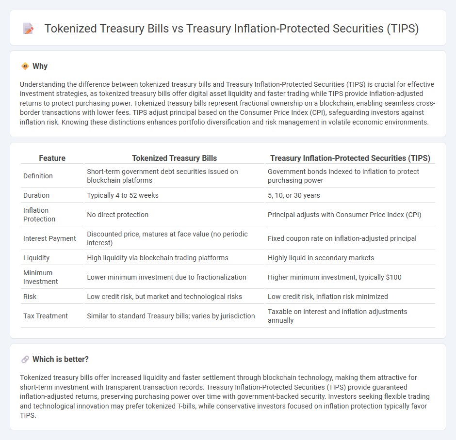 Tokenized Treasury Bills vs Treasury Inflation-Protected Securities (Tips) in Finance