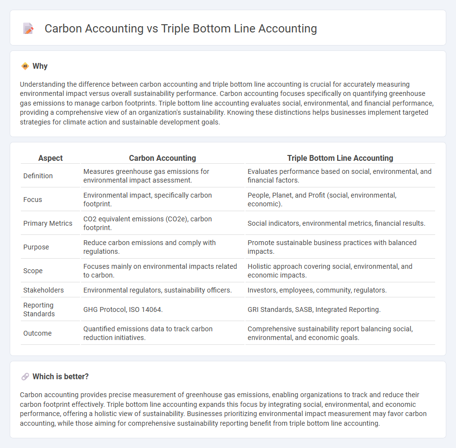 Carbon Accounting vs Triple Bottom Line Accounting in Accounting