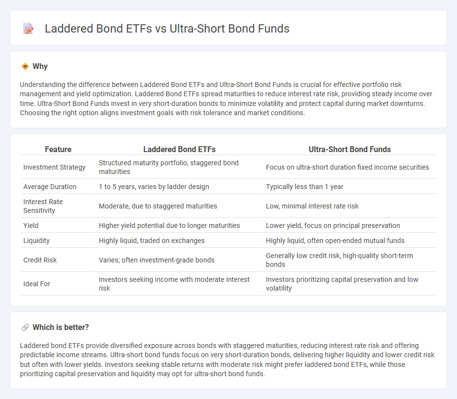 Laddered Bond Etfs vs Ultra-Short Bond Funds in Finance