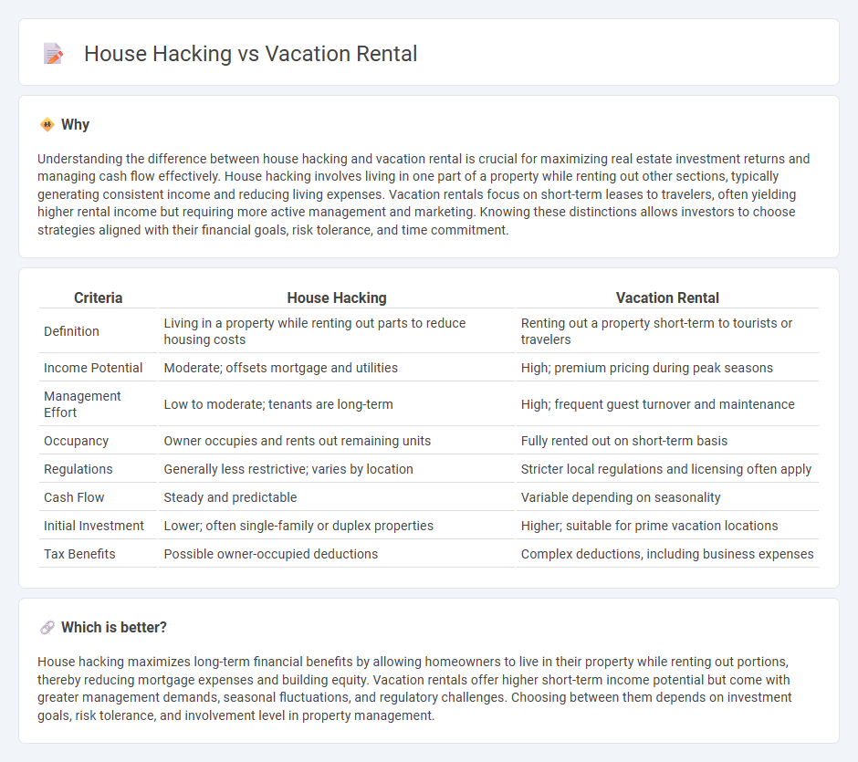 House Hacking vs Vacation Rental in Real Estate