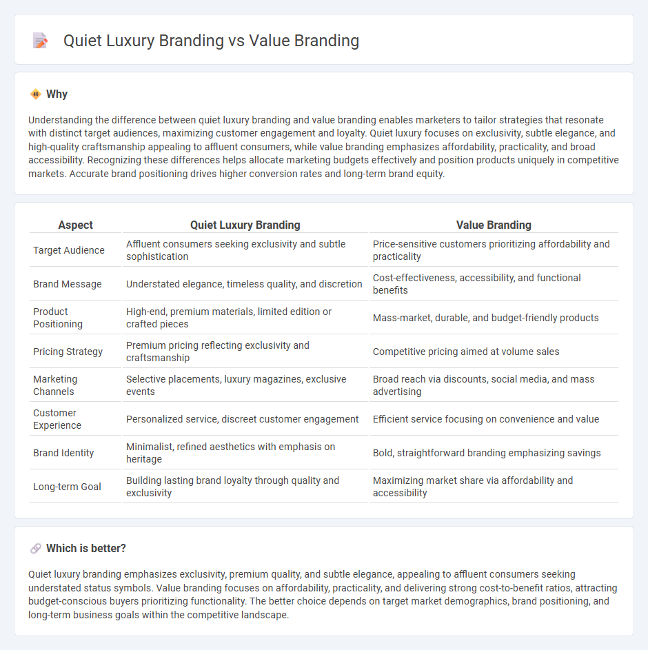 Quiet Luxury Branding vs Value Branding in Marketing