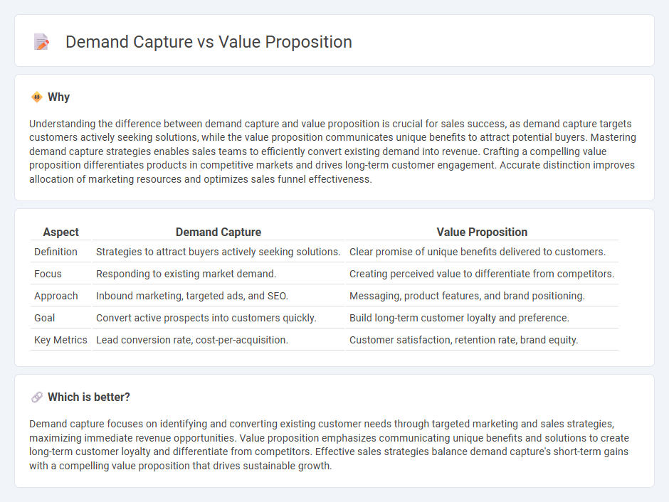 Demand Capture vs Value Proposition in Sales