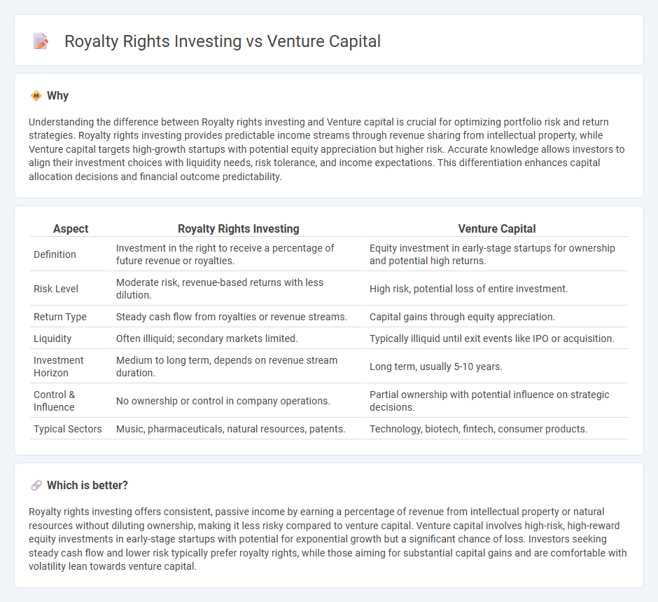 Royalty Rights Investing vs Venture Capital in Investment