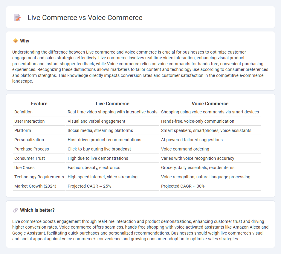 Live Commerce vs Voice Commerce in Commerce