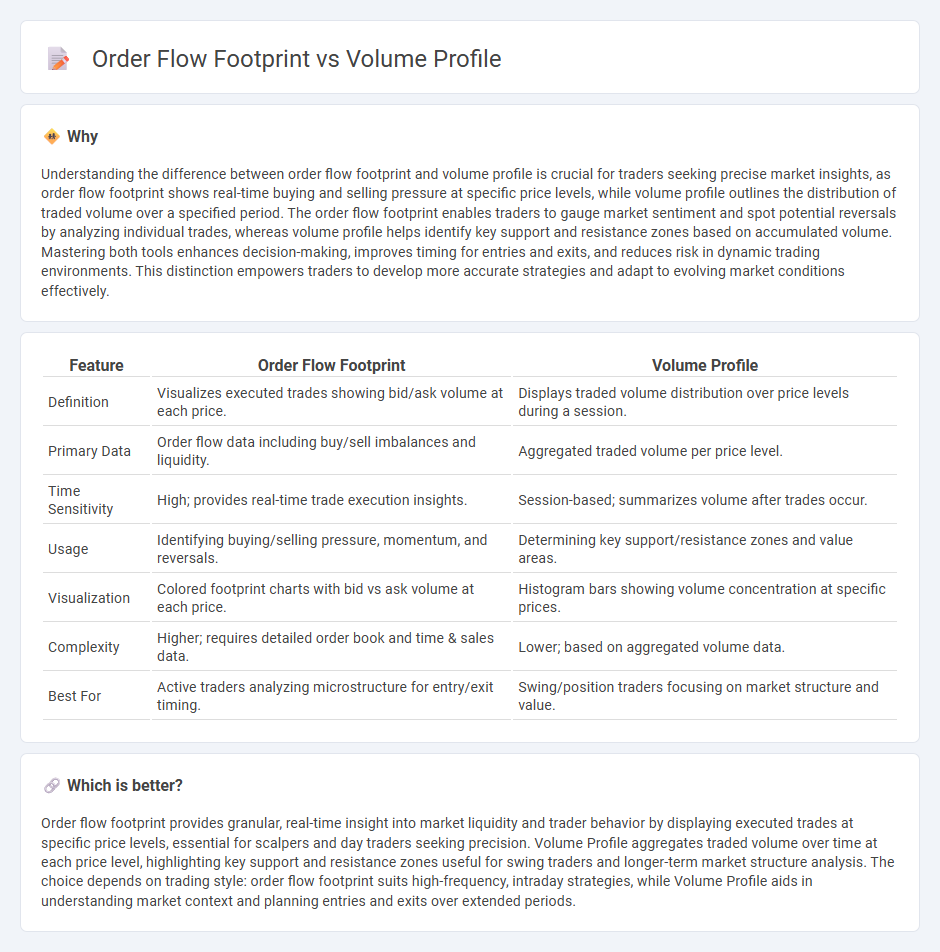 Order Flow Footprint vs Volume Profile in Trading