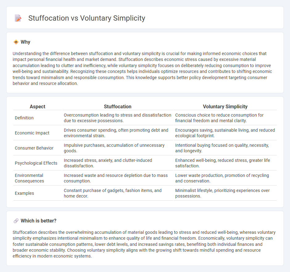 Stuffocation vs Voluntary Simplicity in Economy