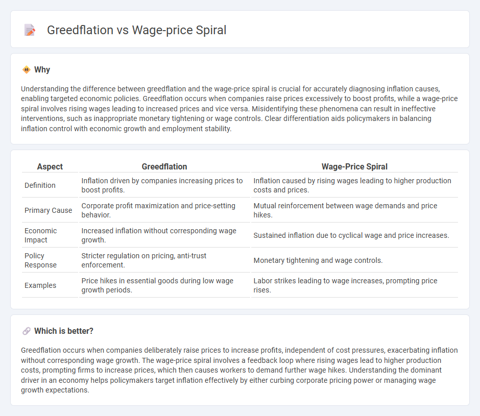 Greedflation vs Wage-Price Spiral in Economy
