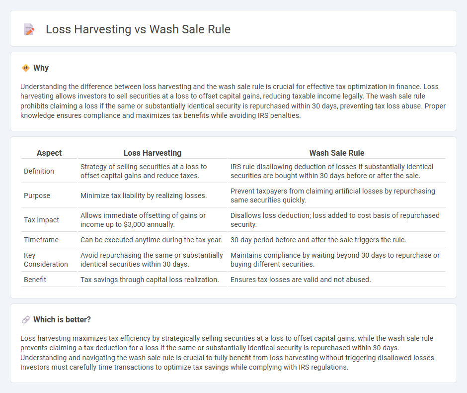 Loss Harvesting vs Wash Sale Rule in Finance