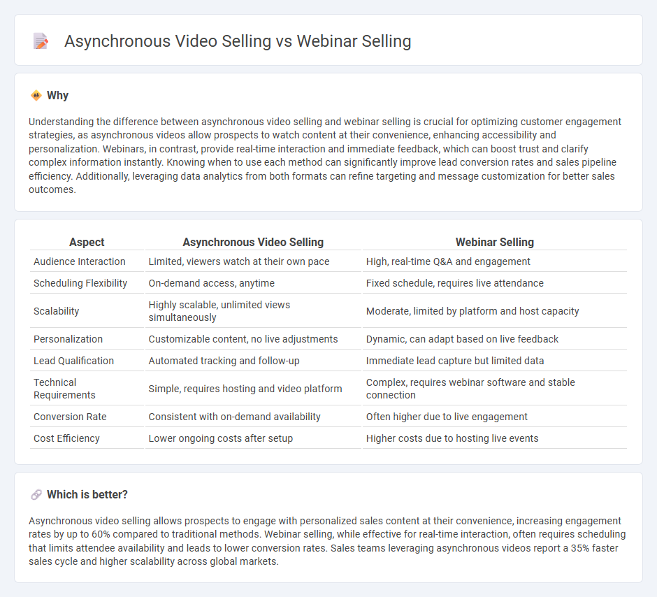Asynchronous Video Selling vs Webinar Selling in Sales