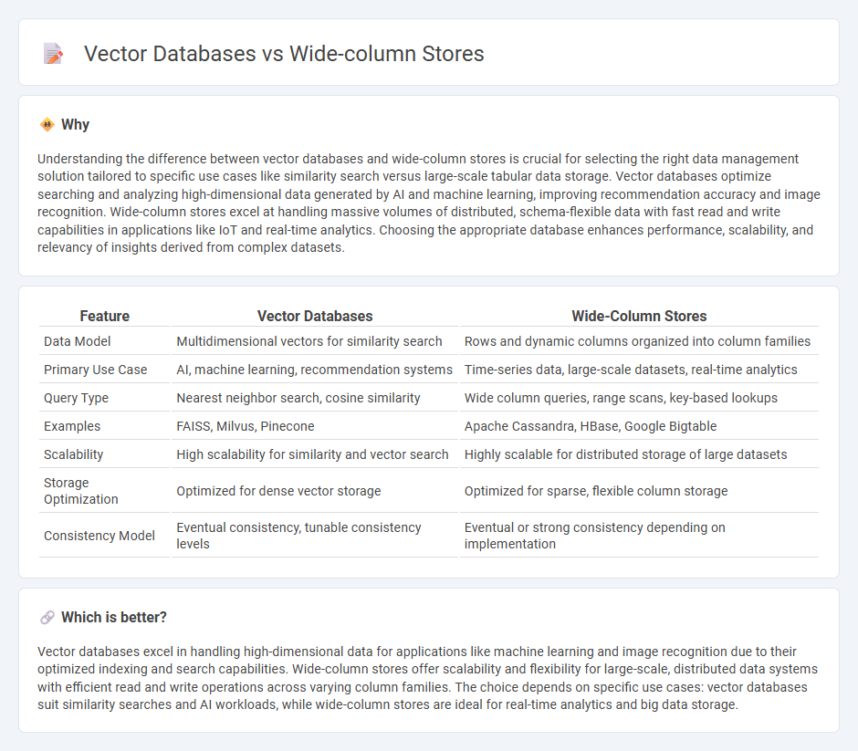 Vector Databases vs Wide-Column Stores in Technology