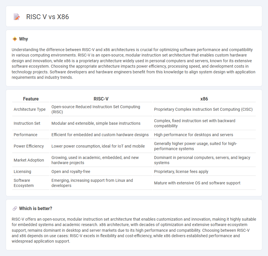 Risc V vs X86 in Technology
