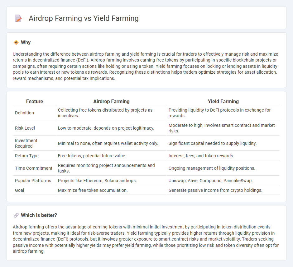 Airdrop Farming vs Yield Farming in Trading