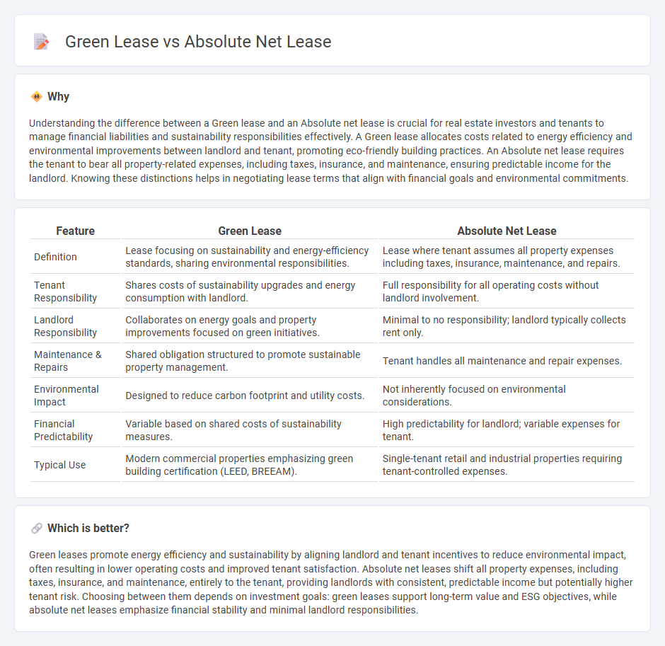 Green Lease vs Absolute Net Lease in Real Estate