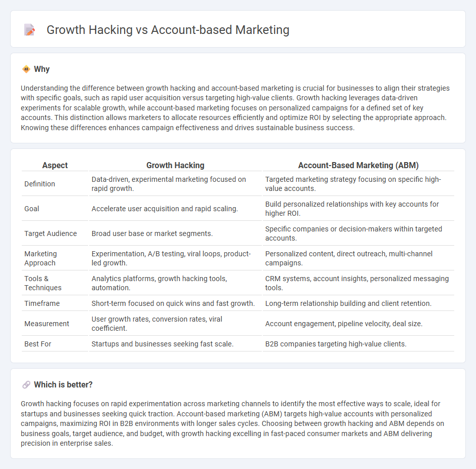 Growth Hacking vs Account-Based Marketing in Marketing