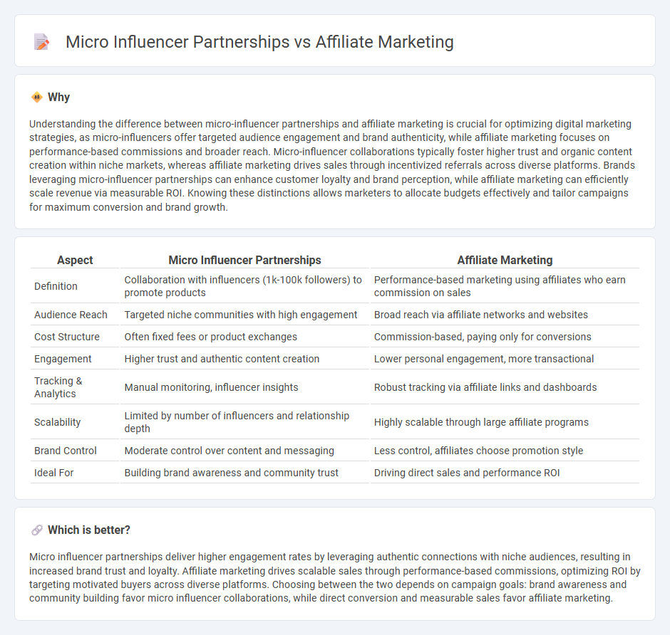 Micro Influencer Partnerships vs Affiliate Marketing in Marketing