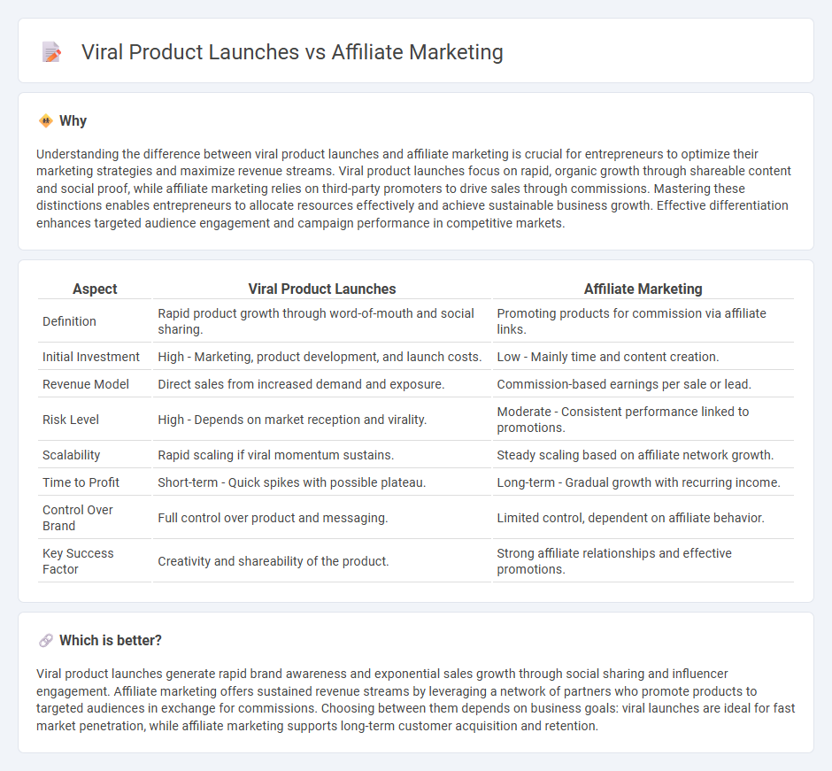 Viral Product Launches vs Affiliate Marketing in Entrepreneurship