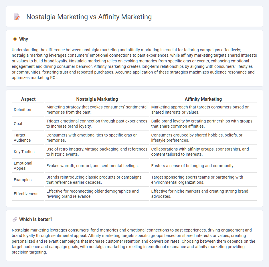 Nostalgia Marketing vs Affinity Marketing in Marketing