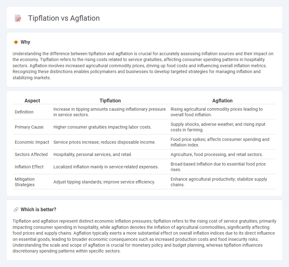 Tipflation vs Agflation in Economy