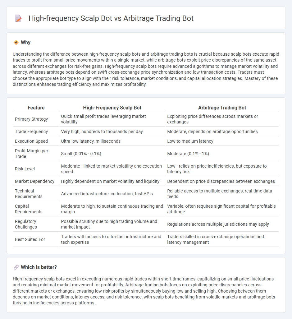 High-Frequency Scalp Bot vs Arbitrage Trading Bot in Trading