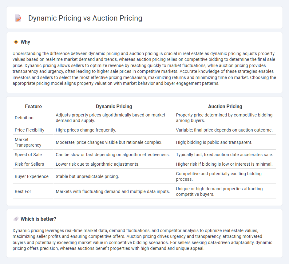 Dynamic Pricing vs Auction Pricing in Real Estate