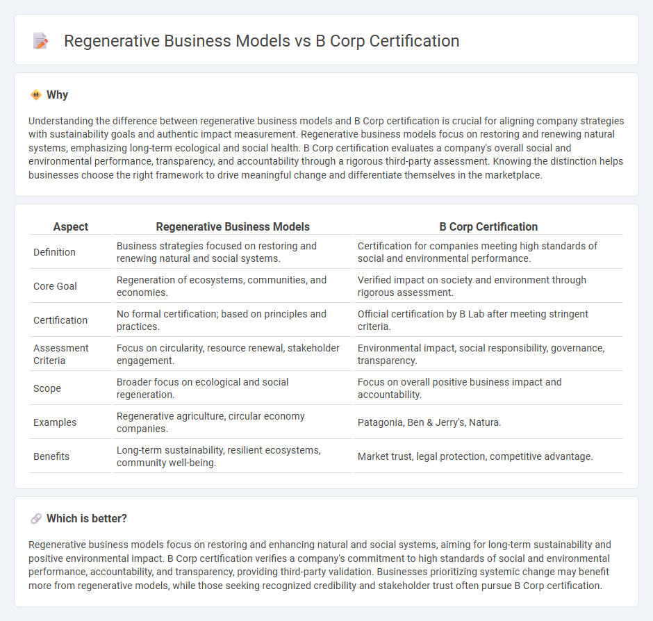 Regenerative Business Models vs B Corp Certification in Consulting