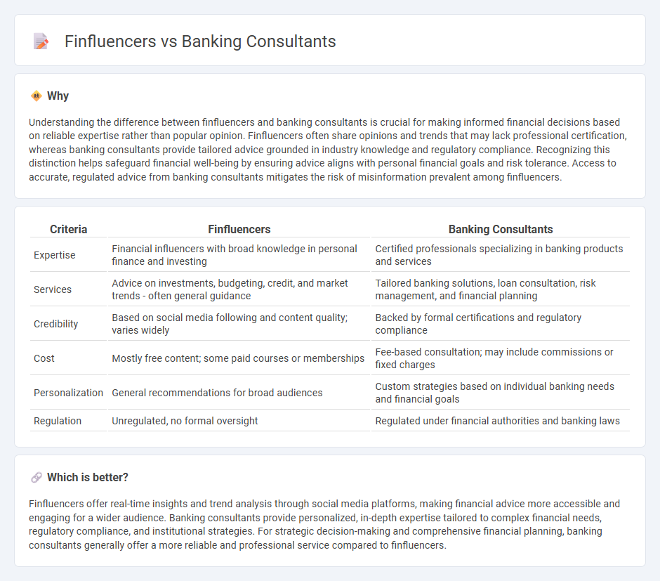 Finfluencers vs Banking Consultants in Banking