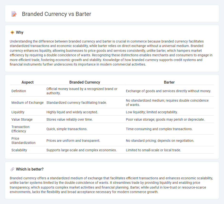 Branded Currency vs Barter in Commerce