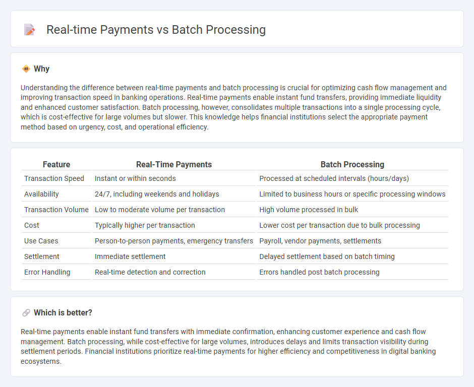 Real-Time Payments vs Batch Processing in Banking