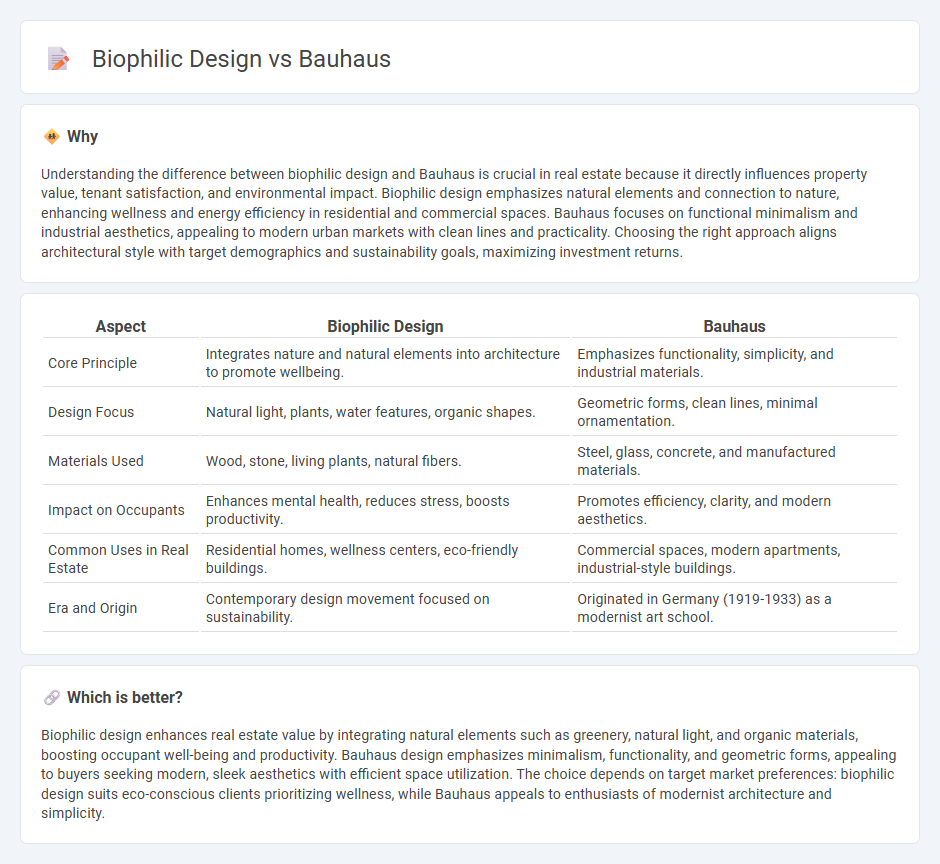 Biophilic Design vs Bauhaus in Real Estate