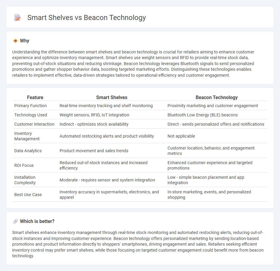 Smart Shelves vs Beacon Technology in Retail